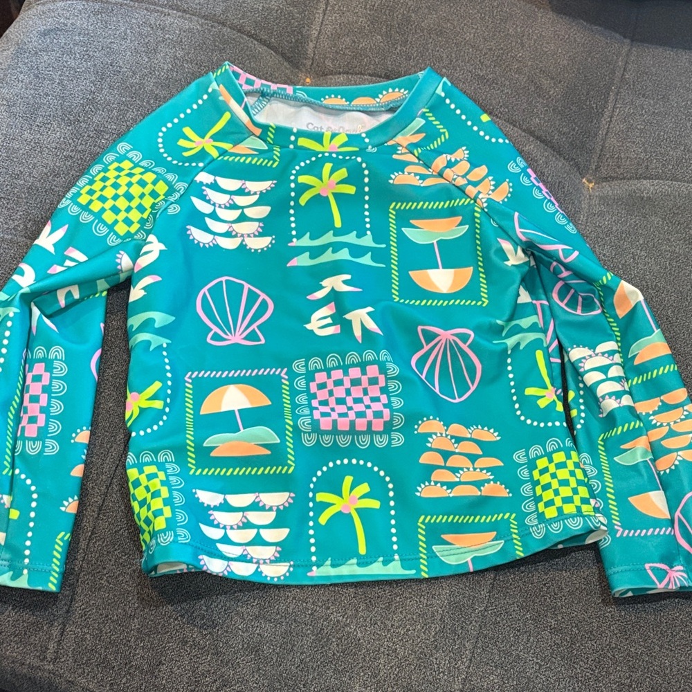 Toddler girls Rash Gaurd